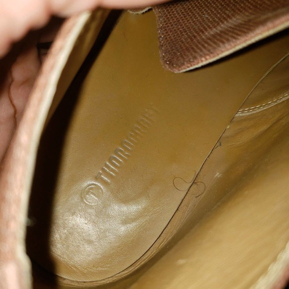 Thorocraft Men’s Brown Canvas Desert Trevor Ankle Chukka Boots Size EU 42 US 9 - Picture 9 of 12